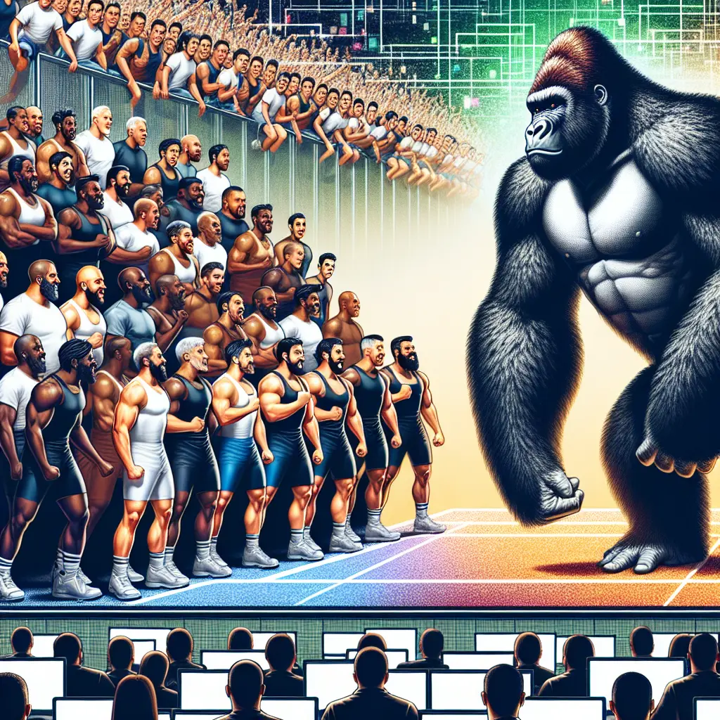 Representation of MrBeast Teases "100 Men vs 1 Gorilla" Challenge, Sparking Viral Debate Online