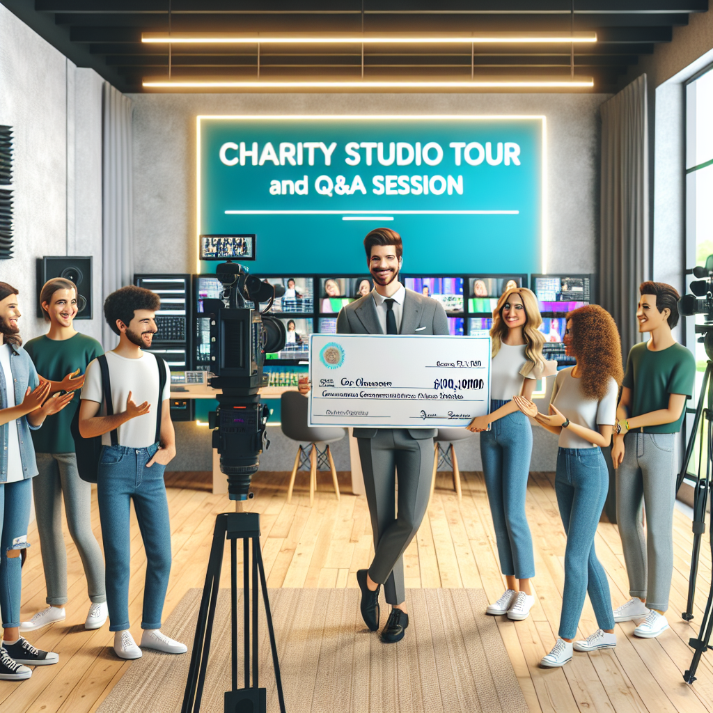Representación de MrBeast ofrece un tour exclusivo por el estudio y sesión de preguntas y respuestas por una donación benéfica de $100,000
